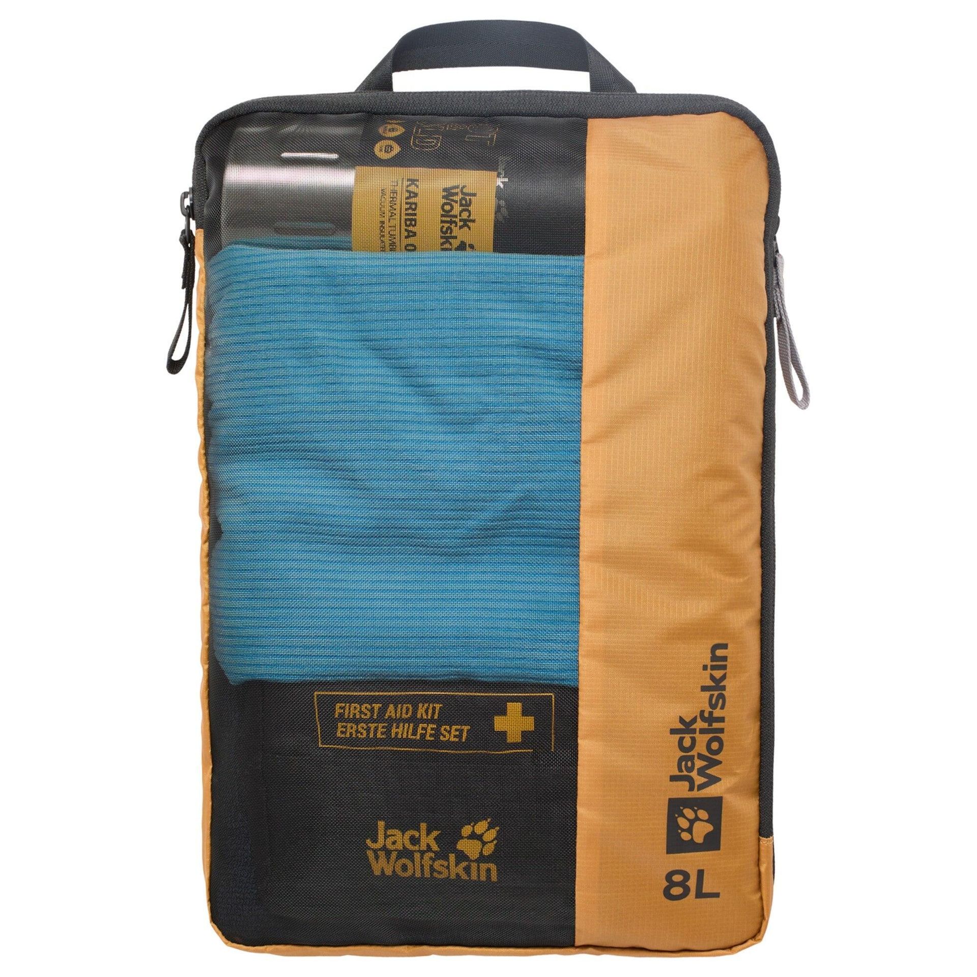 Organizer podróżny Jack Wolfskin Compression Cube 8 - salted caramel