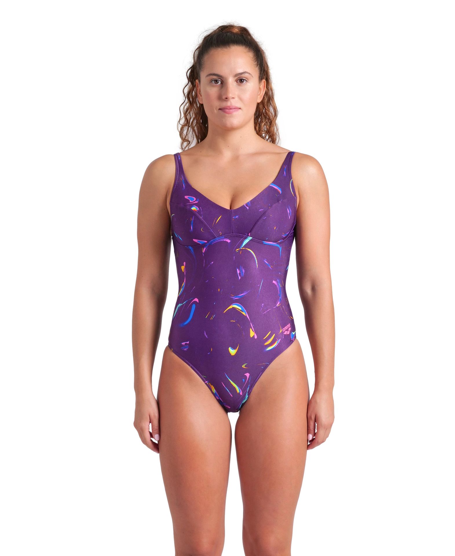 Strój kąpielowy damski Arena Abyss Swimsuit U Back