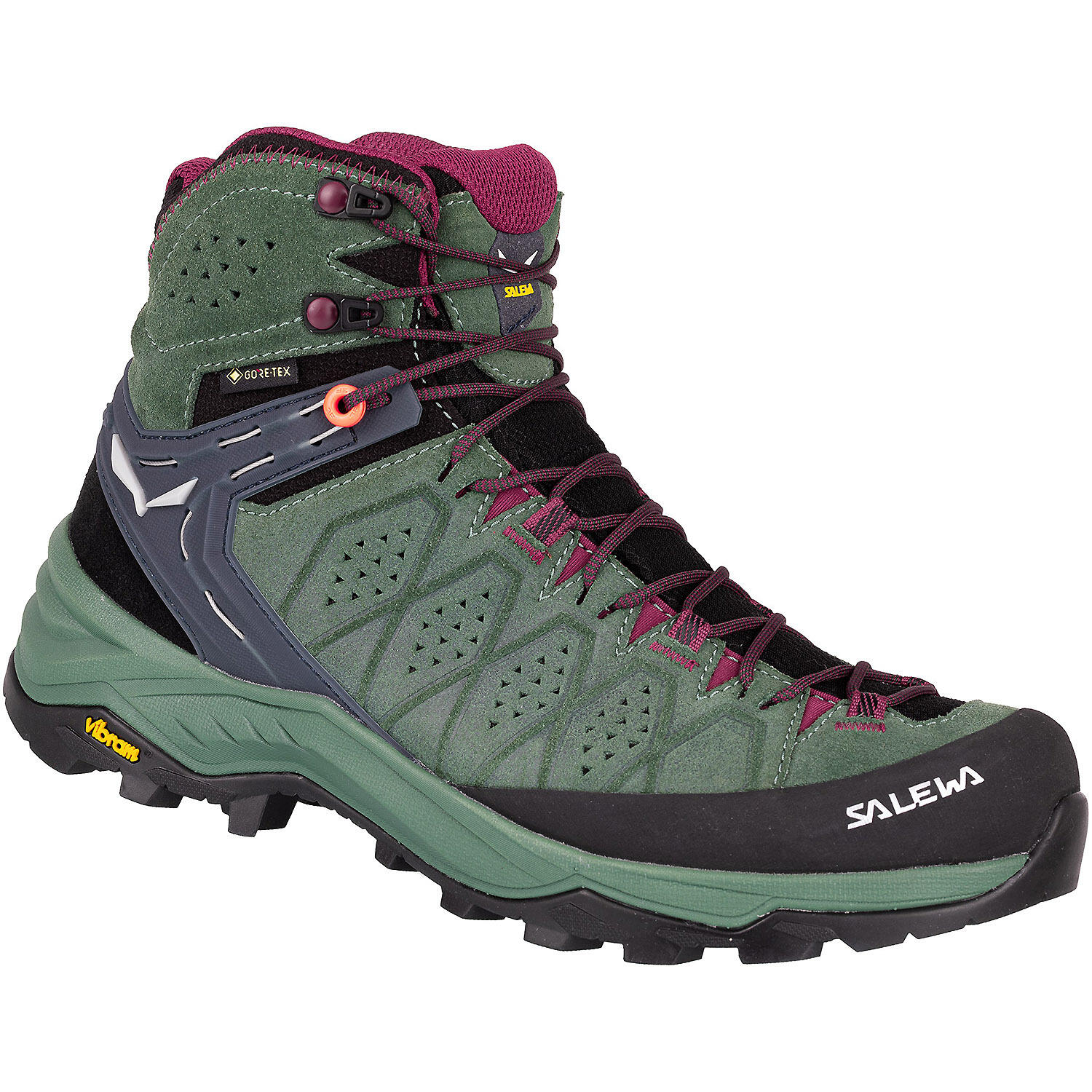 BUTY ALP TRAINER 2 MID GTX WOMEN-DUCK GREEN-RHODODENDON