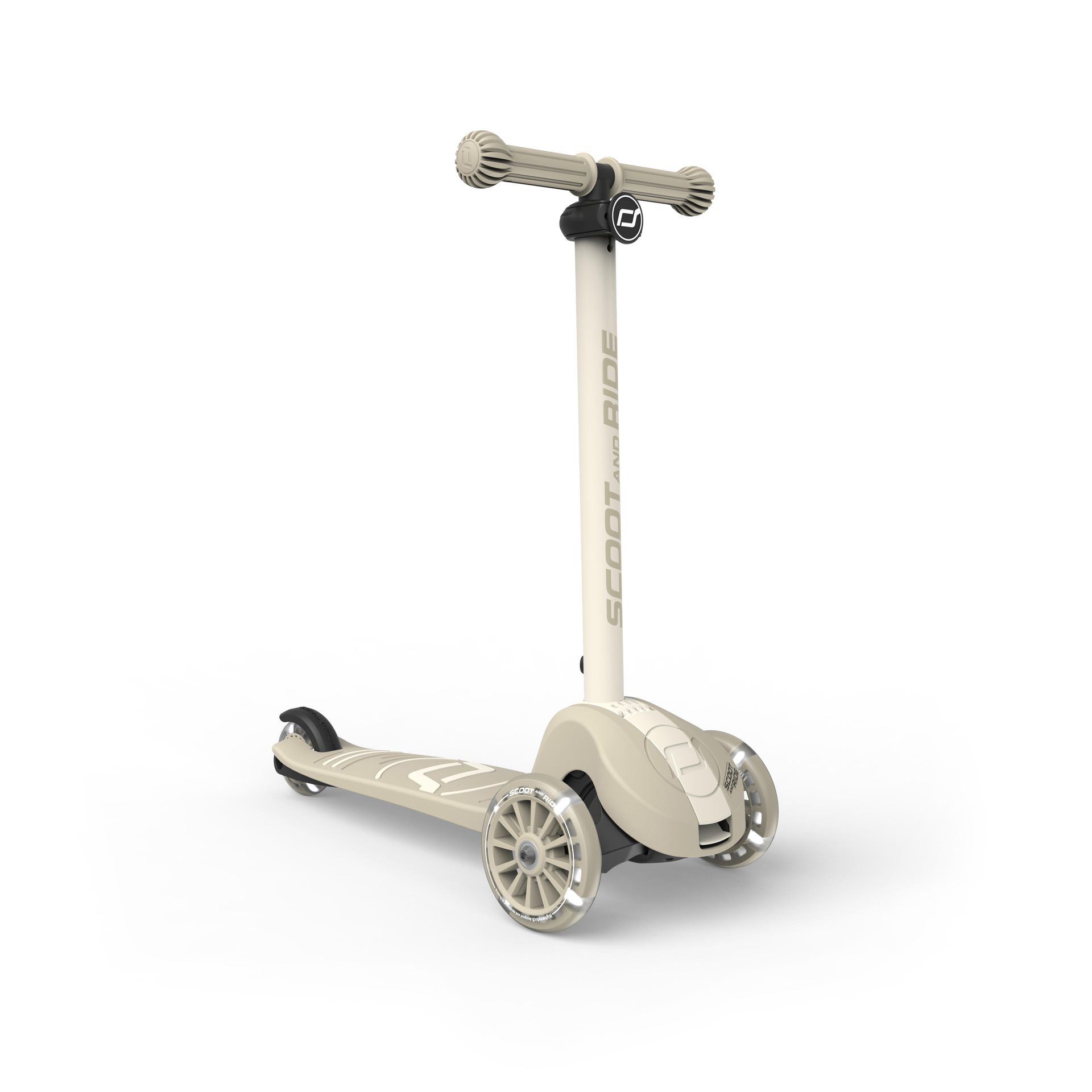 Scoot & Ride Highwaykick 3S LED Z systemem sterowania 2w1 Forest S00939