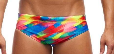 Kąpielówki męskie slipy na basen treningowe Funky Trunks Still Black