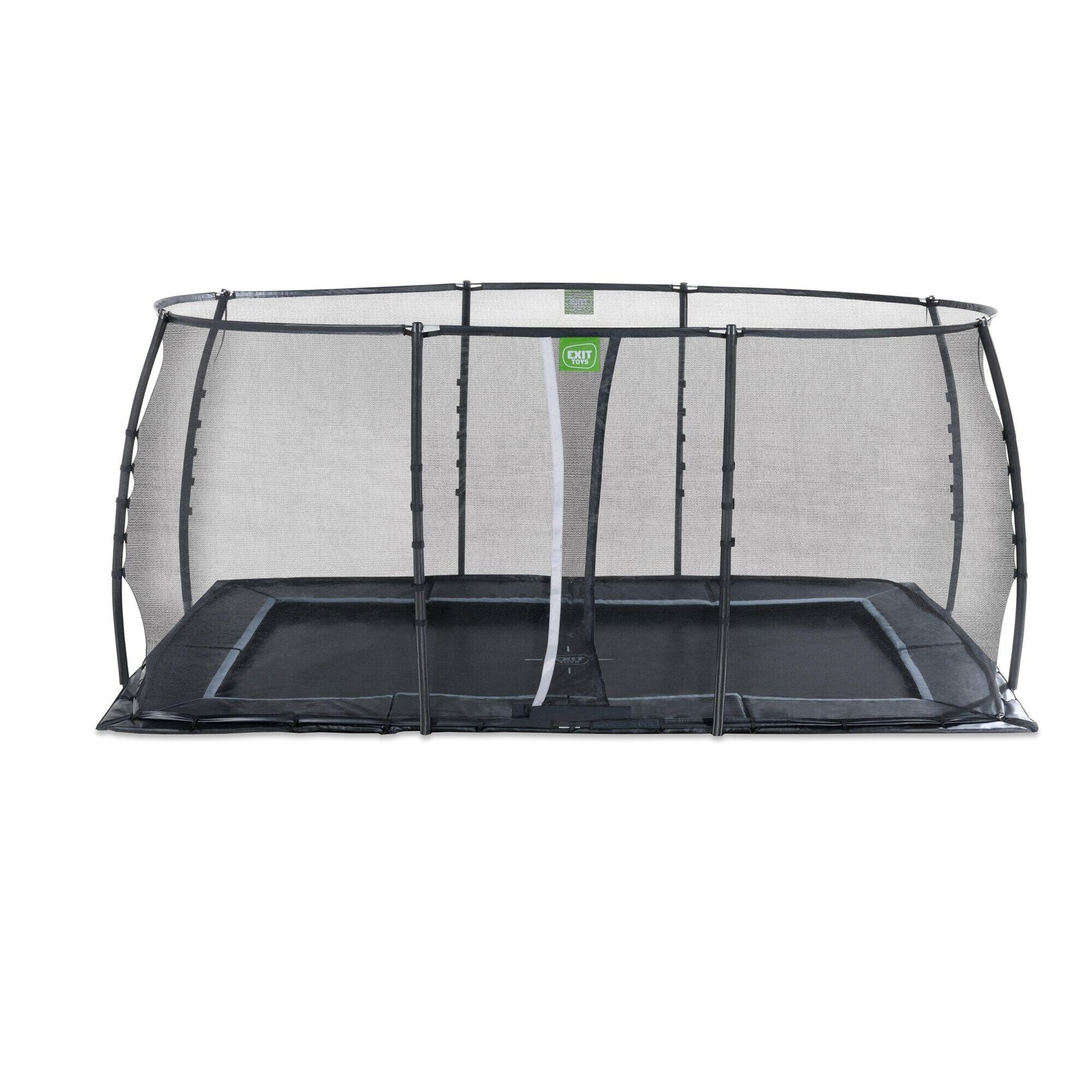 Exit Trampolina naziemna Dynamic ø275x458cm z siatką zabezpieczającą