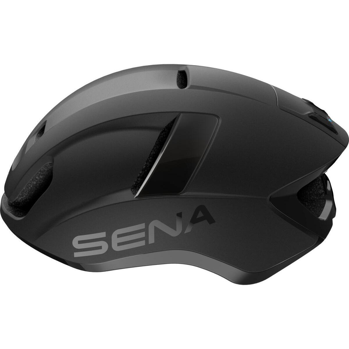 Sena S1 Mesh Intercom Smart Kask rowerowy szosowy (Matowa Biała, L)