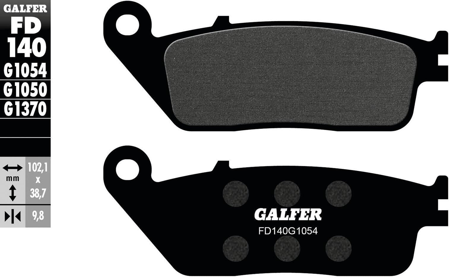 GALFER Galfer Fd140g1054 okładziny hamulcowe FD140G1054