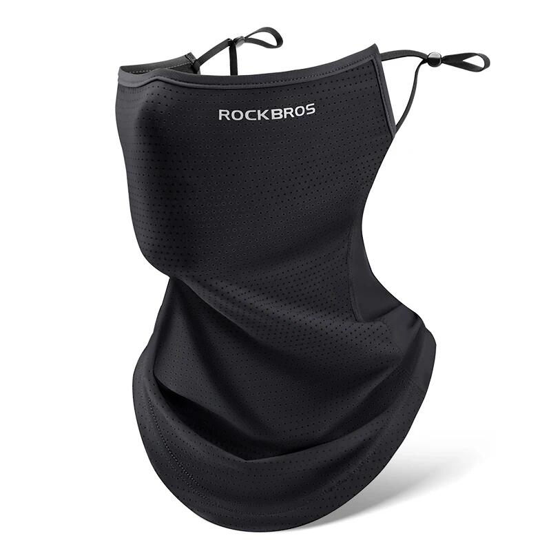 Czapka na twarz ROCKBROS z tkaniny lodowej czarna