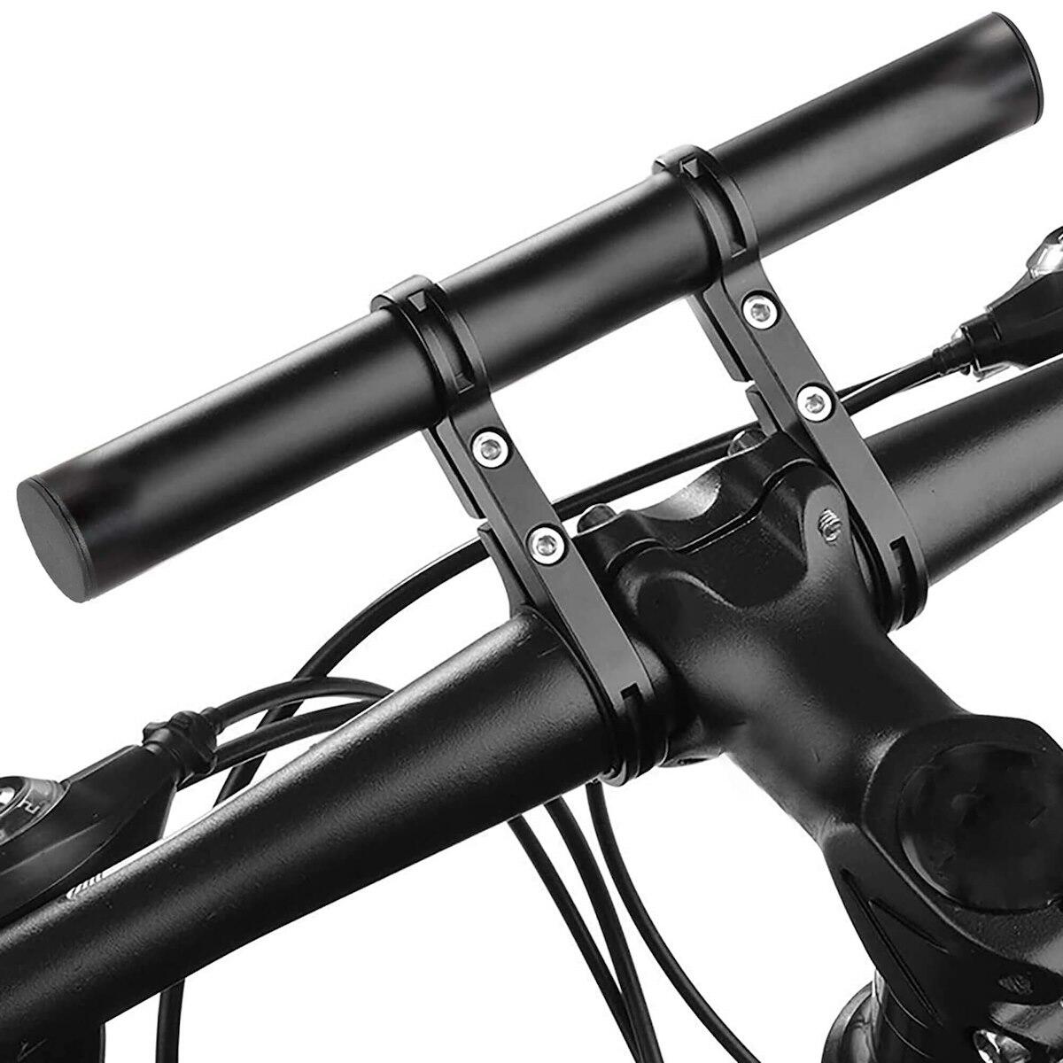 Przedłużenie kierownicy rowerowej, uchwyt na rower 20 cm czarny Springos
