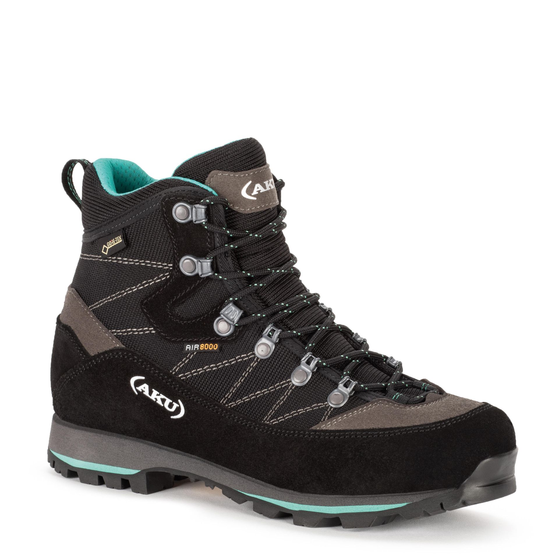 Buty trekkingowe damskie Aku W'S TREKKER LITE III WIDE GTX, black/ mint, 37.5