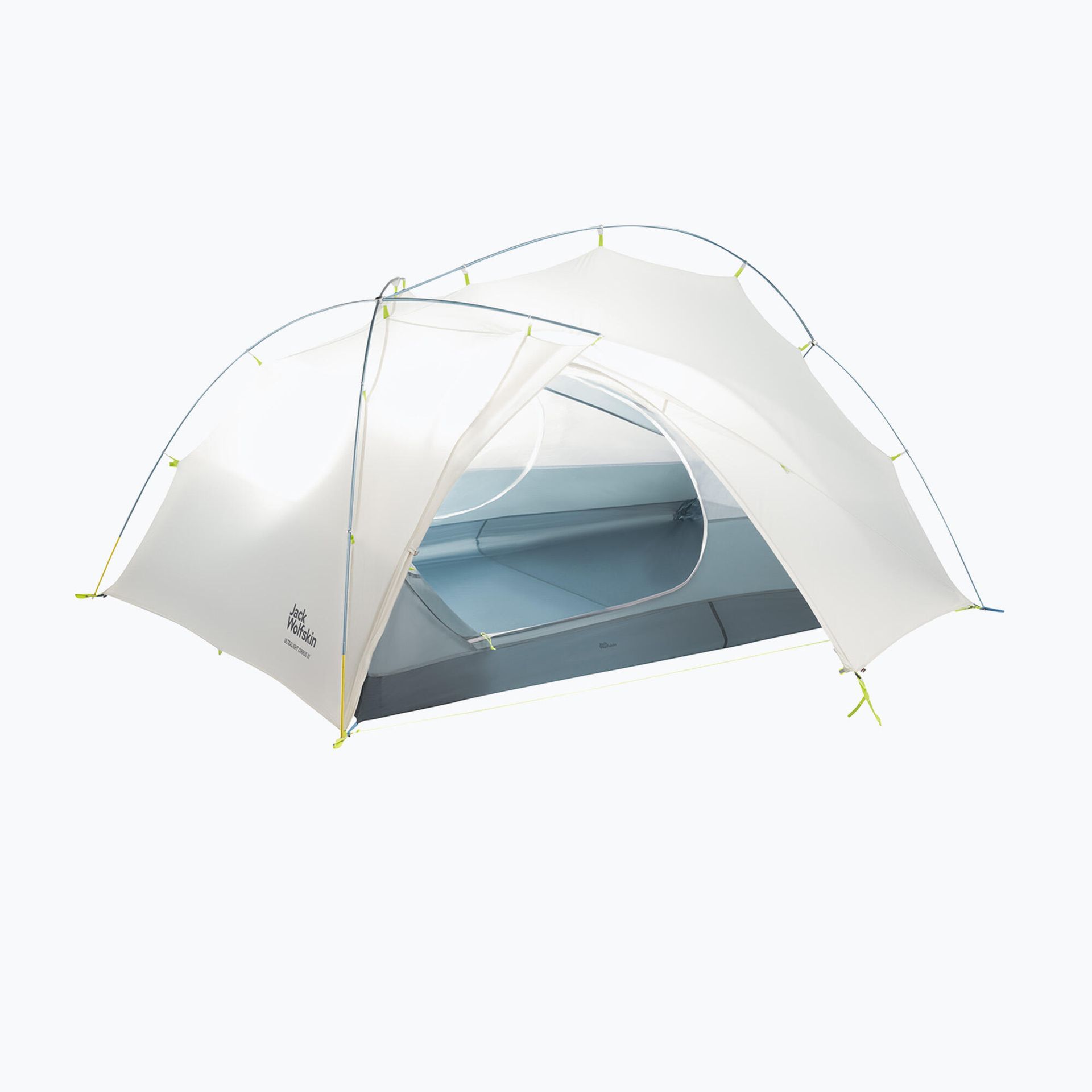 Namiot turystyczny dla 3 osób Jack Wolfskin STRATOS LITE III silver cloud - ONE SIZE
