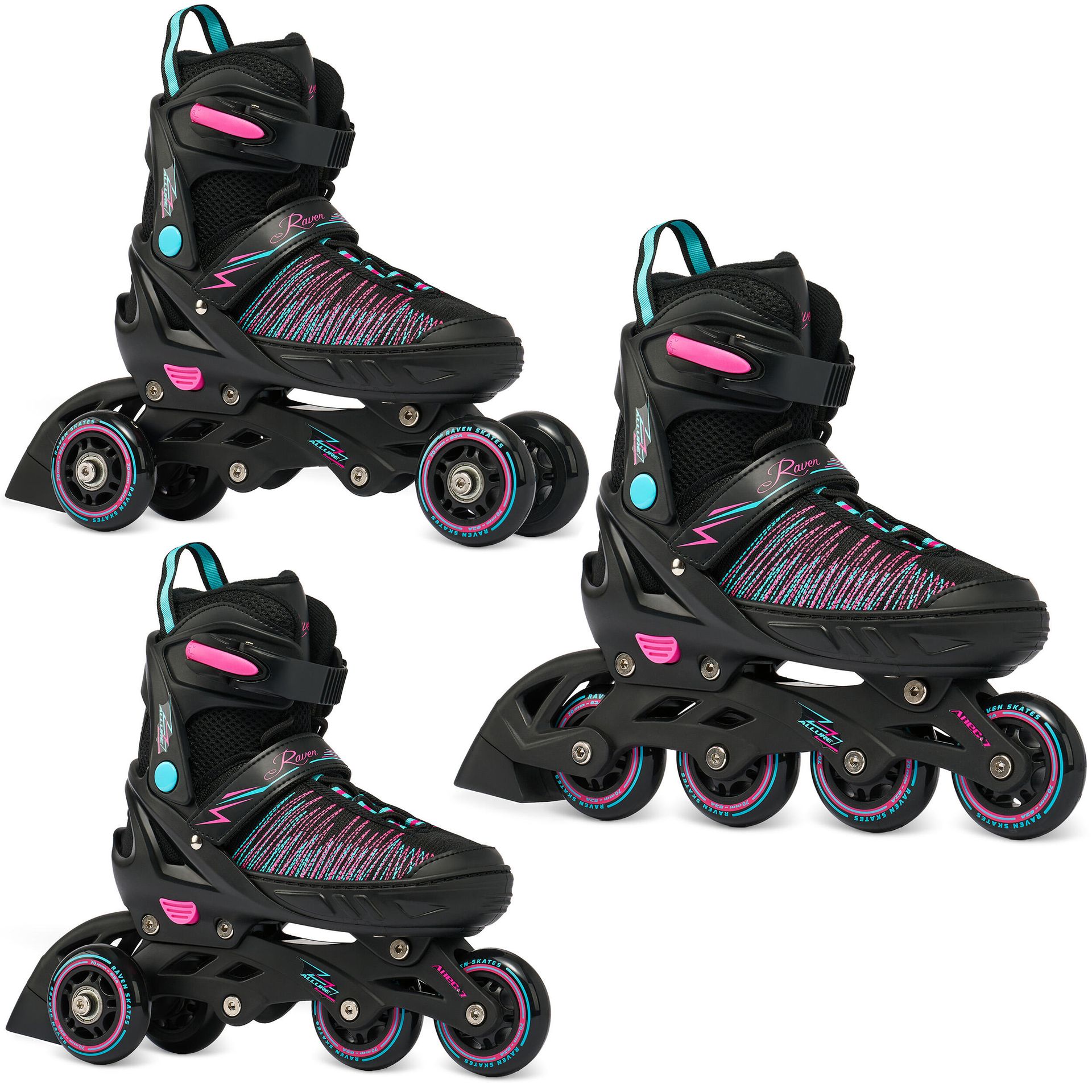 Rolki Wrotki 3w1 RAVEN Allure 38-42
