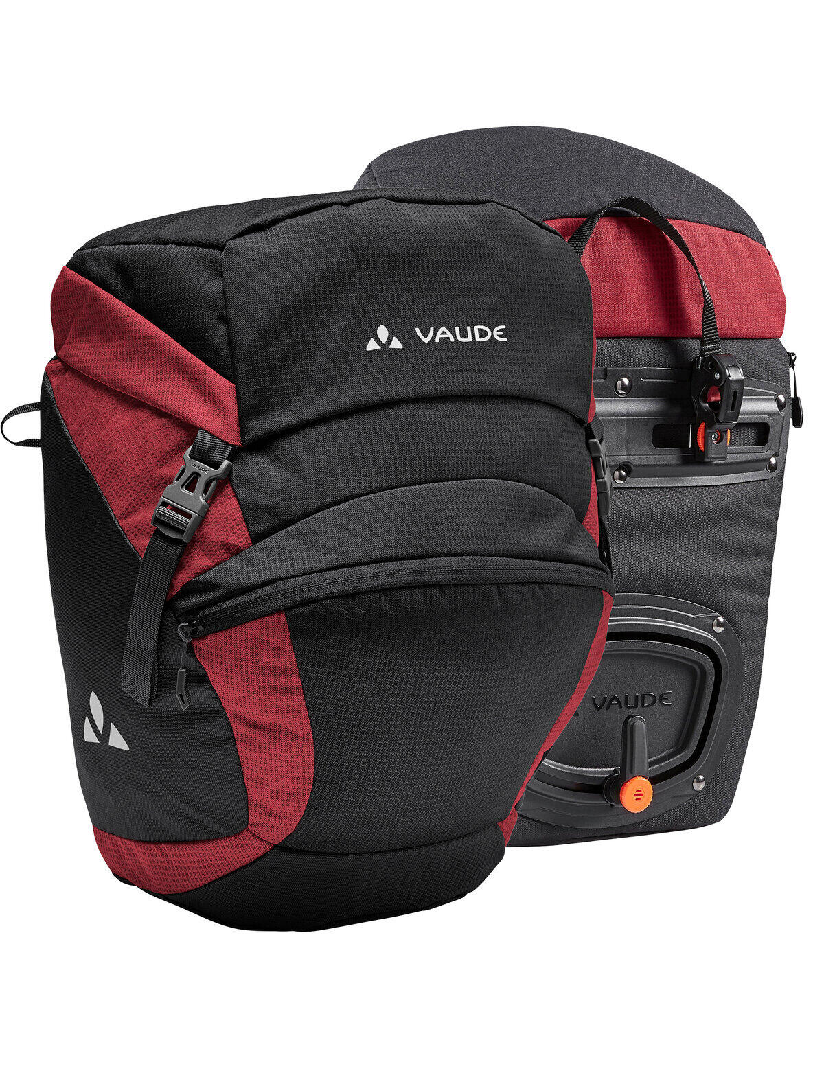 Vaude OnTour Front Bag, black/carmine 2021 Torby na bagażnik 153280130