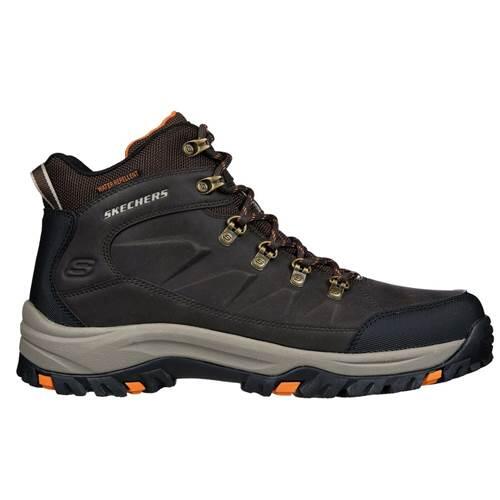 Buty trekkingowe męskie Skechers Relment Daggett brązowe r. 45 1/2