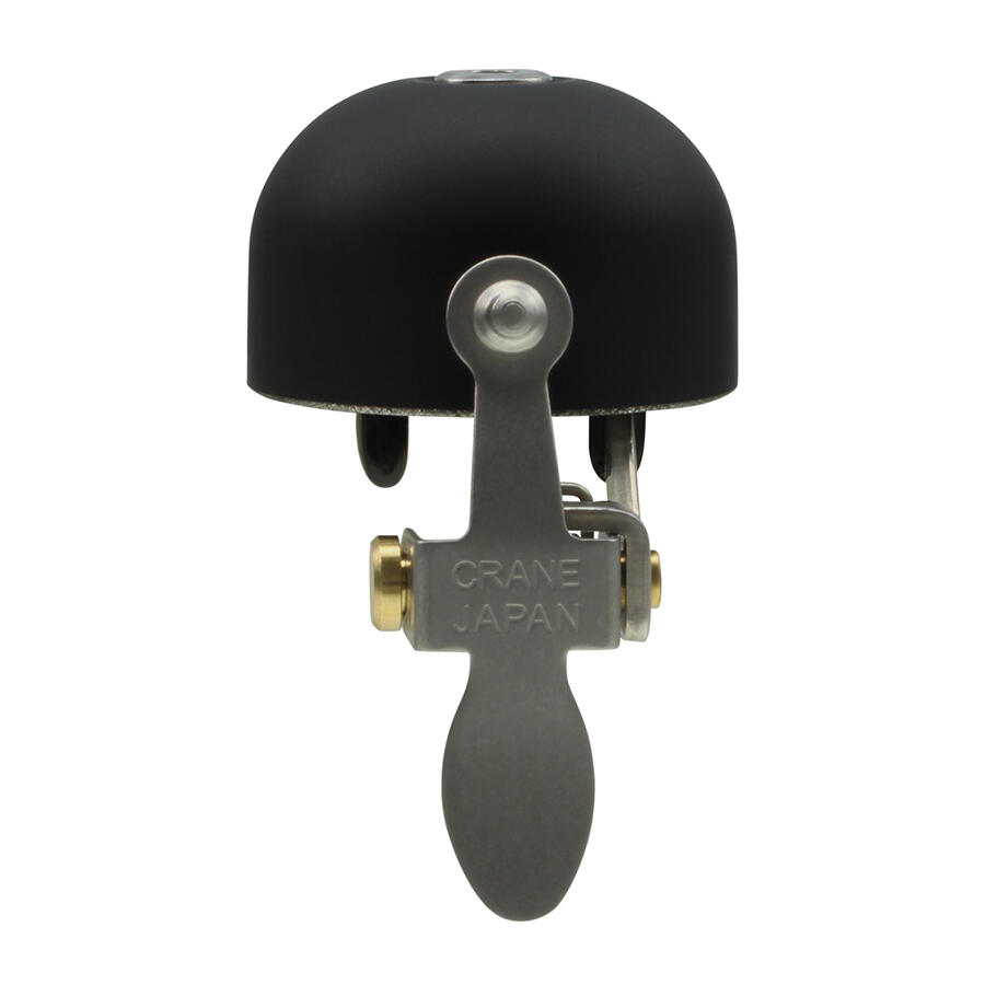 CRANE Bell Co. Crane Bell dzwonek co. E NE w Clamp Band Mount do roweru, czarny, 3.7 x 3.7 x 5 cm CR-ENE-SBK