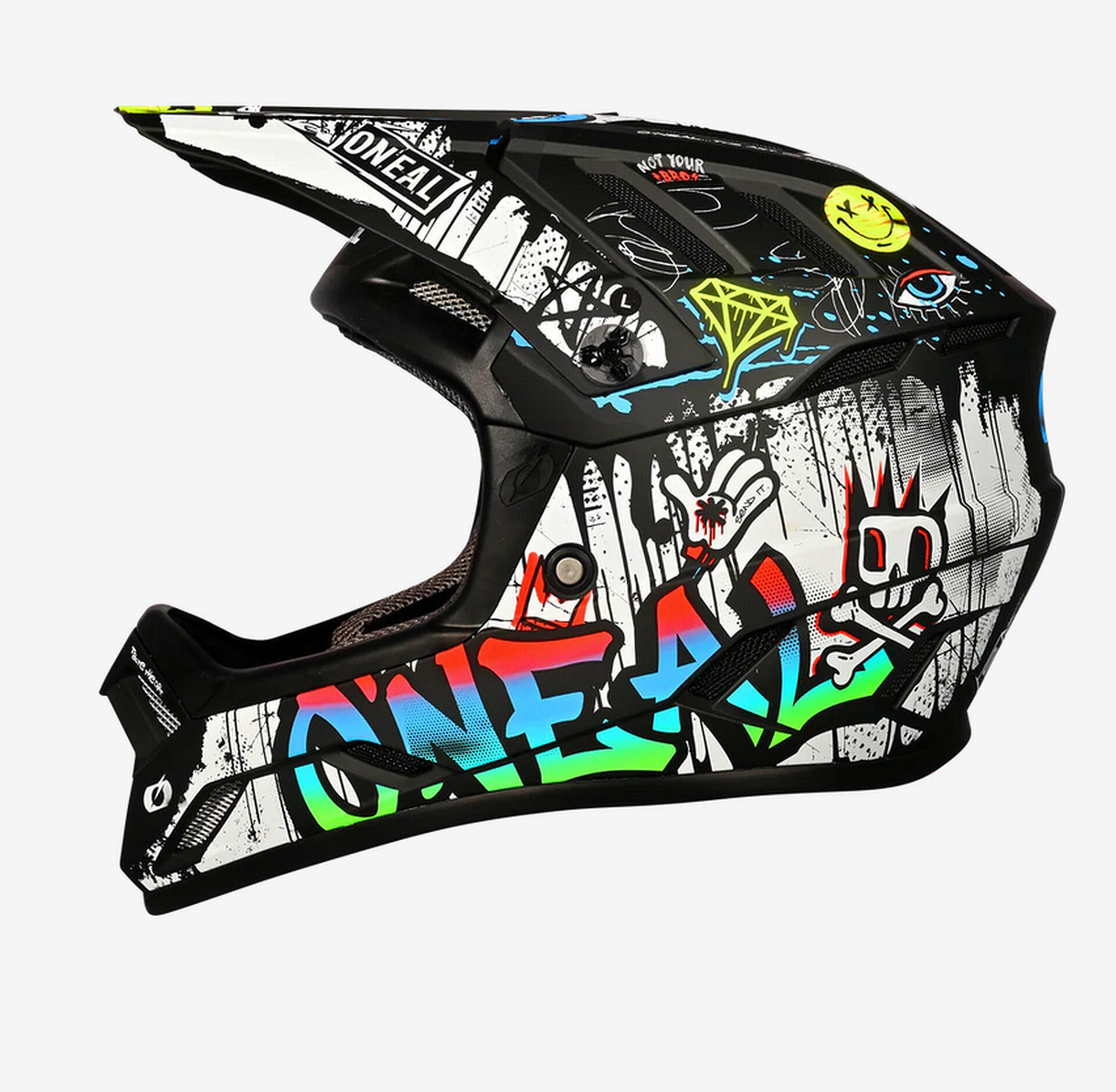 Kask rowerowy fullface O'Neal Backflip Rancid Multi Mtb Enduro XL 61-62cm