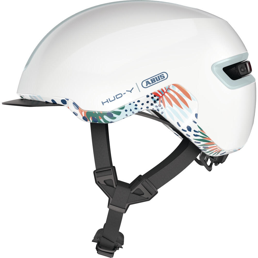 Abus Hud-Y Helmet, biały L | 59-61cm 2022 Kaski rowerowe 66945