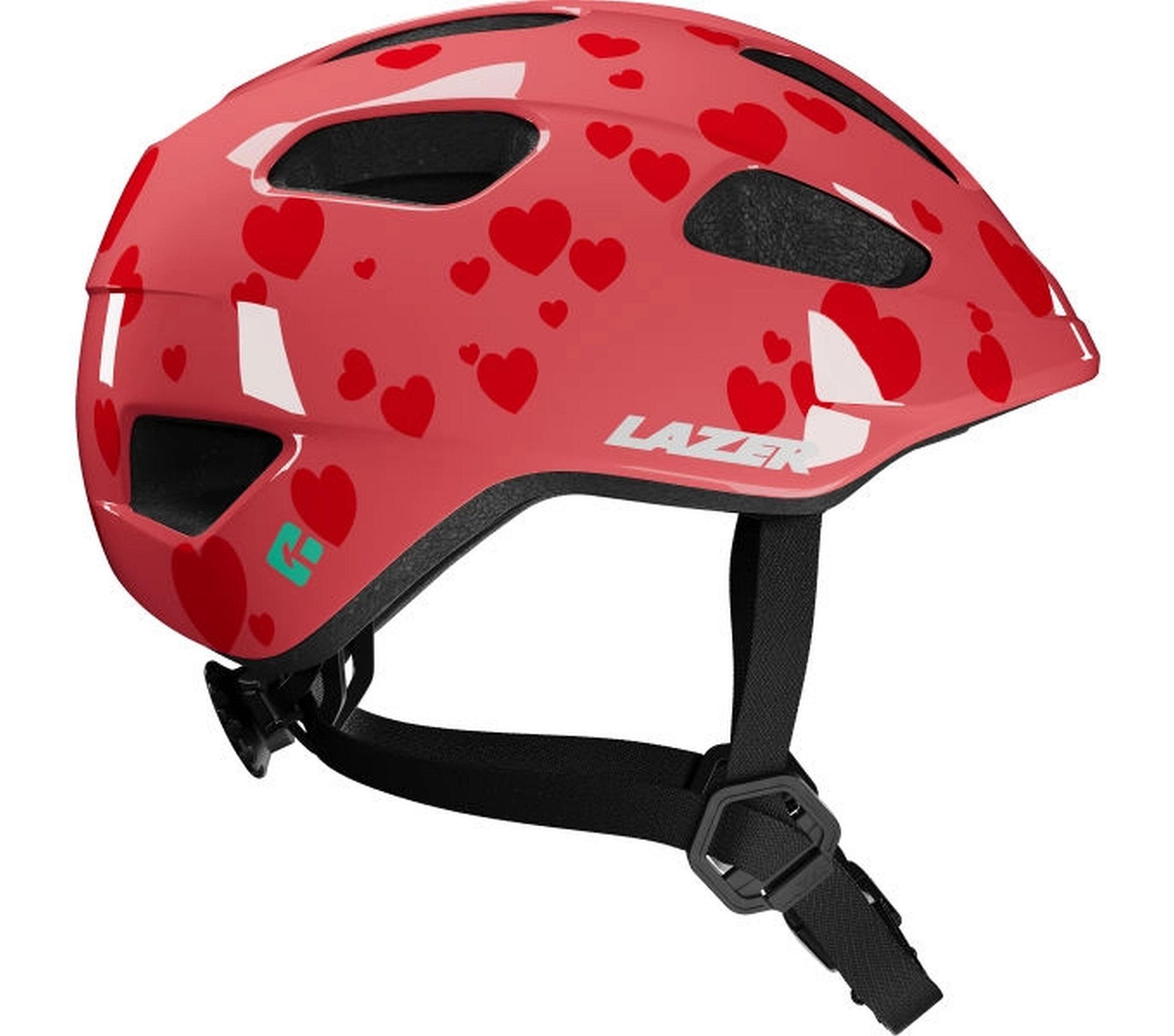Dziecięcy kask rowerowy Nutz 2.0 KinetiCore, Little Hearts