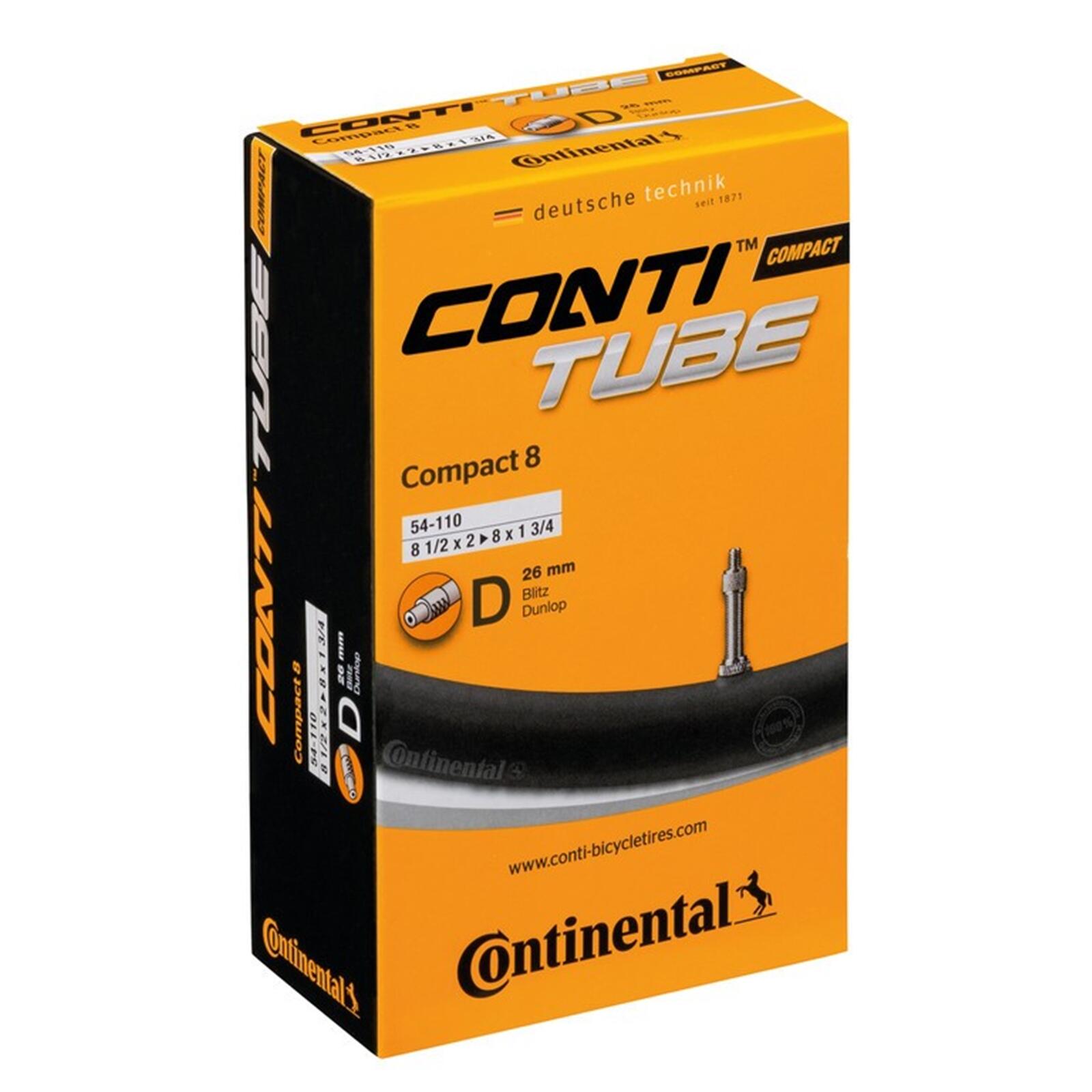 Accent CONTINENTAL Compact 8 / Rozmiar koła: inne / Szerokość: 50 mm 54 mm 57 mm 60 mm 52 mm 55 mm 56 mm 58 mm / Typ wentyla: dunlop / rowerowy CO0180991
