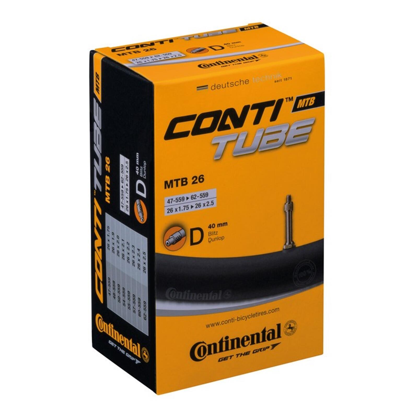 Continental Dętka rowerowa MTB 26 DV 40MM 47/62-559 CO0181621