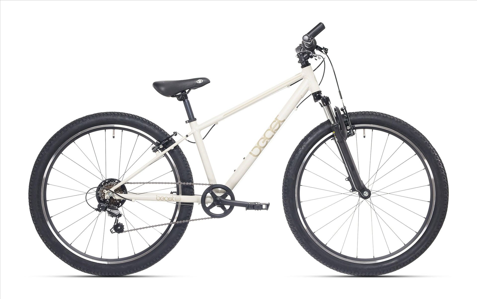 Rower dziecięcy Bikefun Beast 26 cali, 6 biegów Shimano, hamulce V - szary