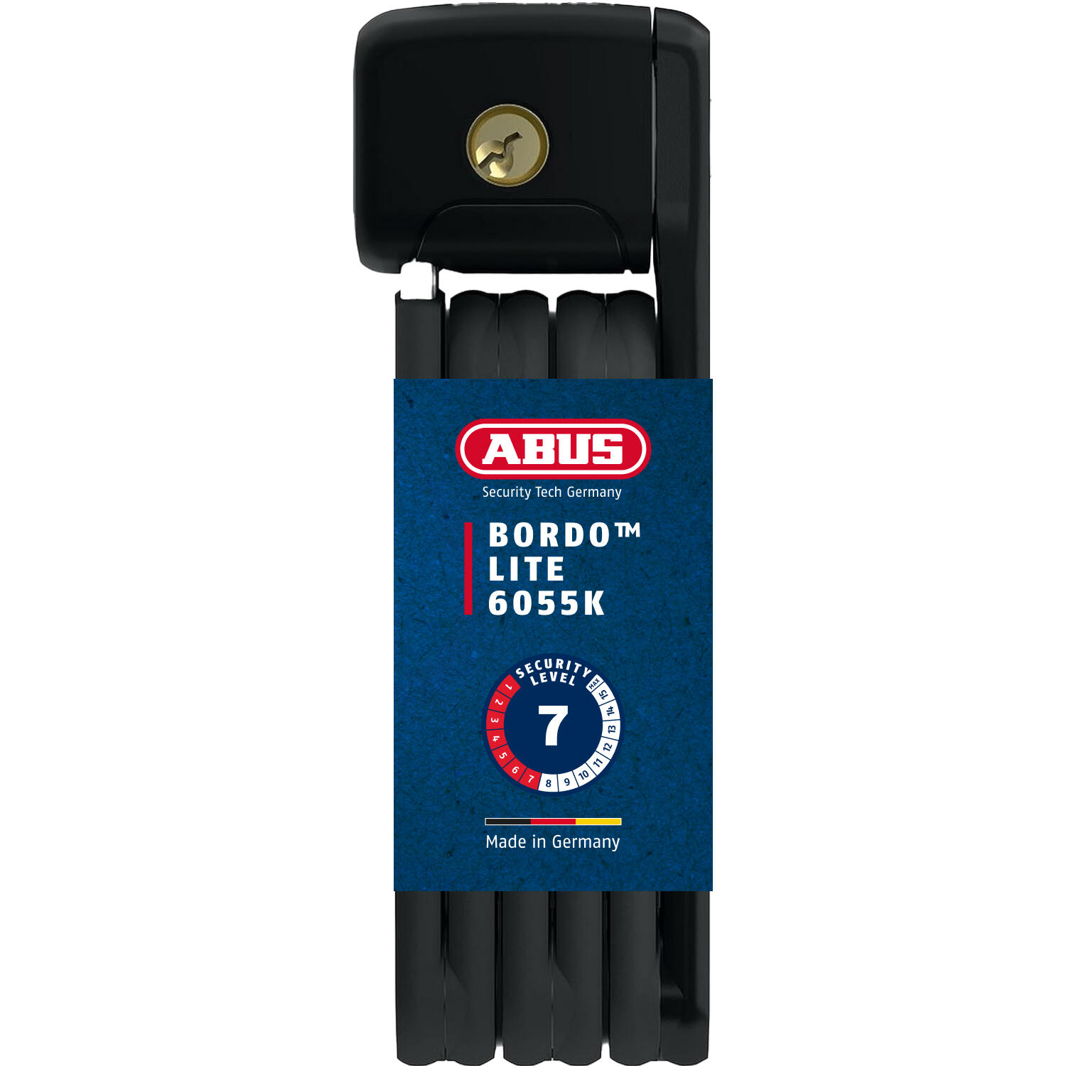 Abus Bordo Lite Mini 6055/60 SH Folding Lock, czarny 2022 Zabezpieczenia rowerowe 62102