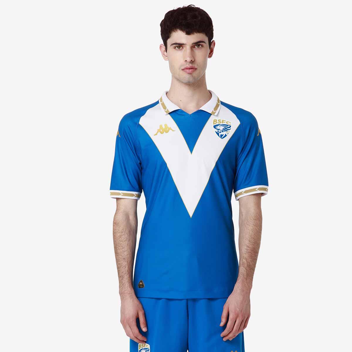 Kappa Kombat Pro 2025 Home Brescia Koszulka piłkarska Unisex Dorosły