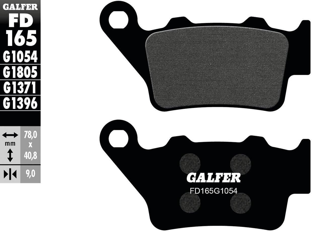 GALFER Galfer Fd165g1054 okładziny hamulcowe FD165G1054