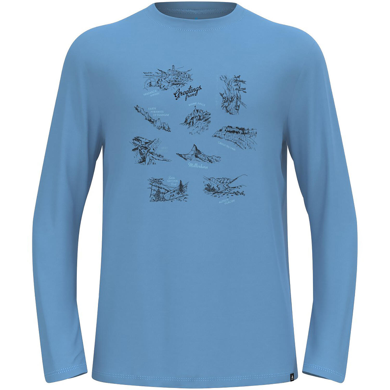 Koszulka z długim rękawem męska ODLO Merino 200 Tourist T-Shirt XXL