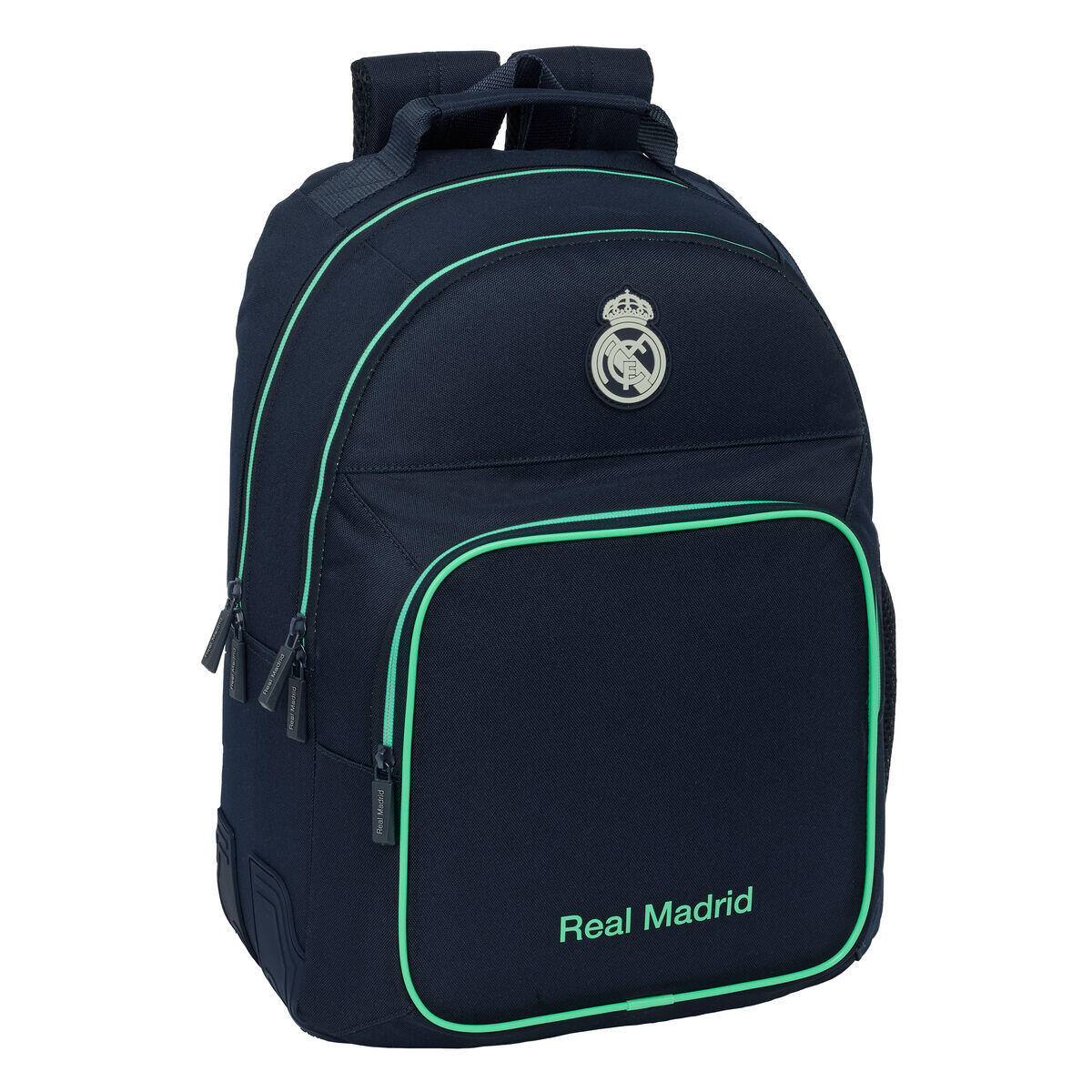 Plecak Dwukomorowy Real Madryt Team 2025/2026 Navy Blue Green Safta