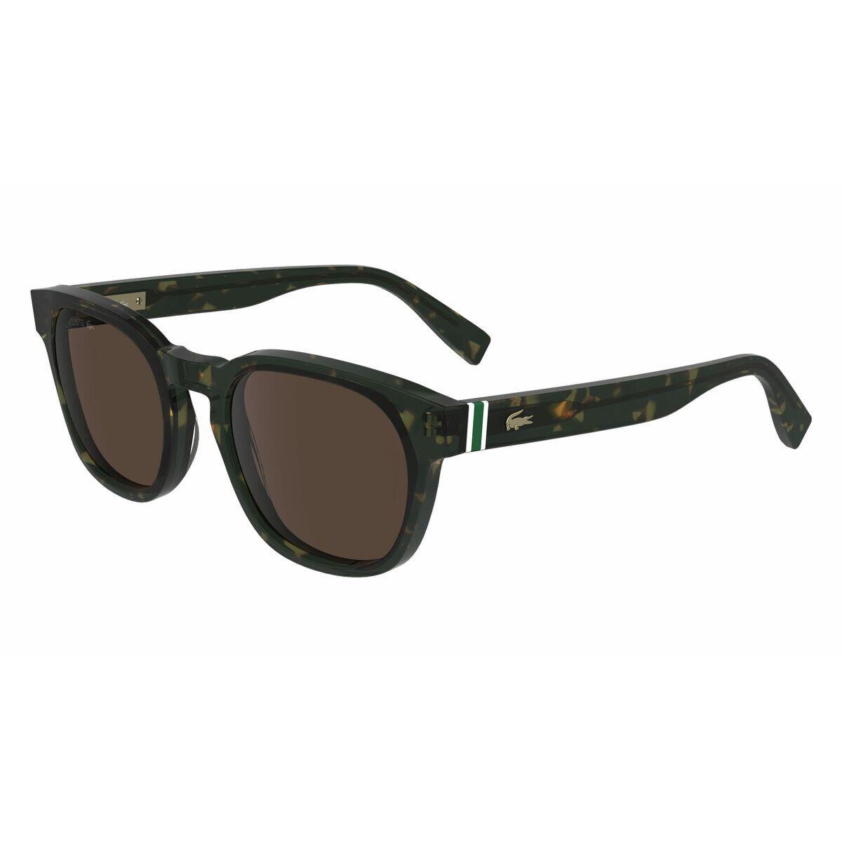 Lacoste L6015S Okulary przeciwsłoneczne, Dark Havana, jeden rozmiar, Ciemna Hawana, rozmiar uniwersalny