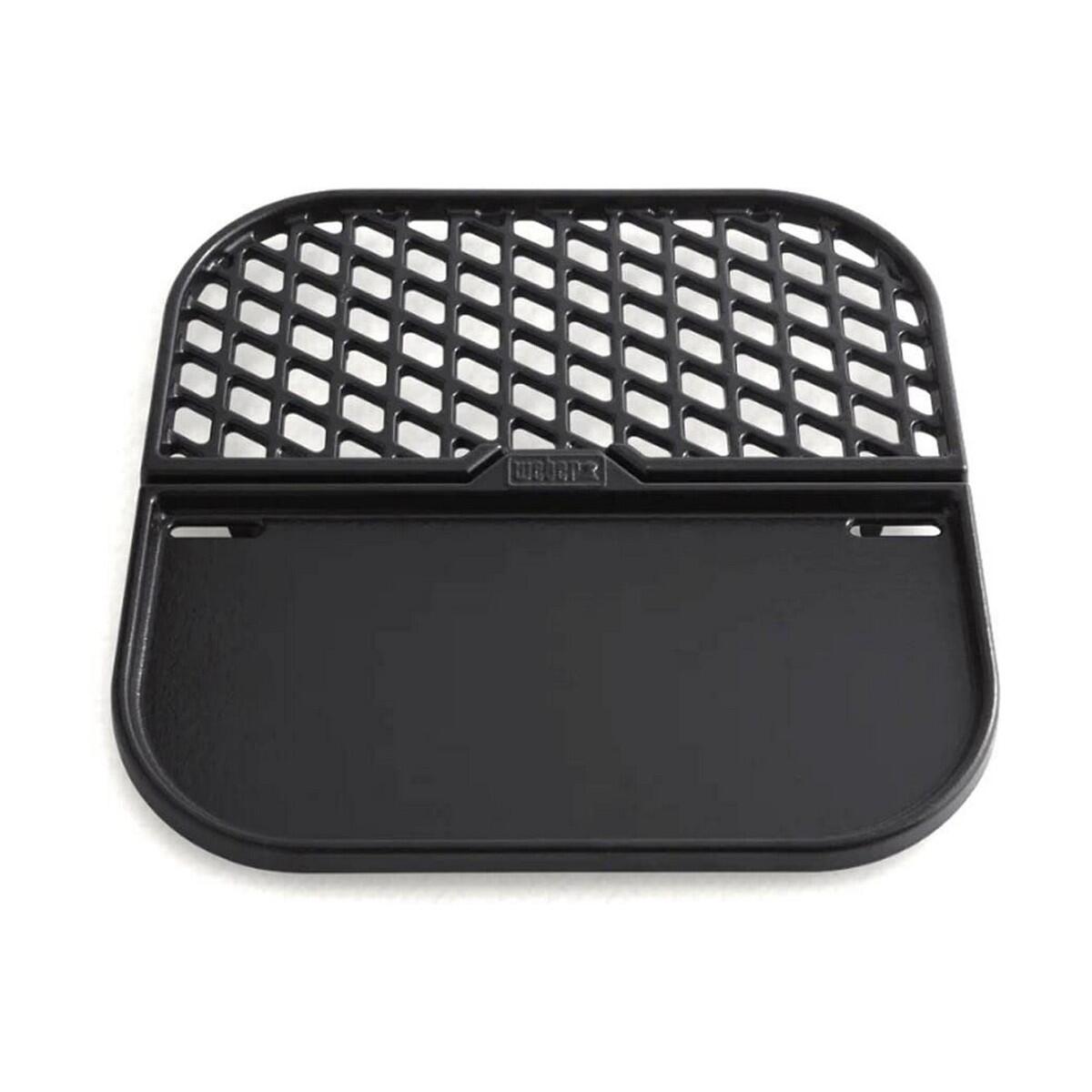 Weber Wielofunkcyjny wkład GBS 2 w 1 płyta żeliwna Griddle połączona z żeliwnym rusztem Sear Great 8858