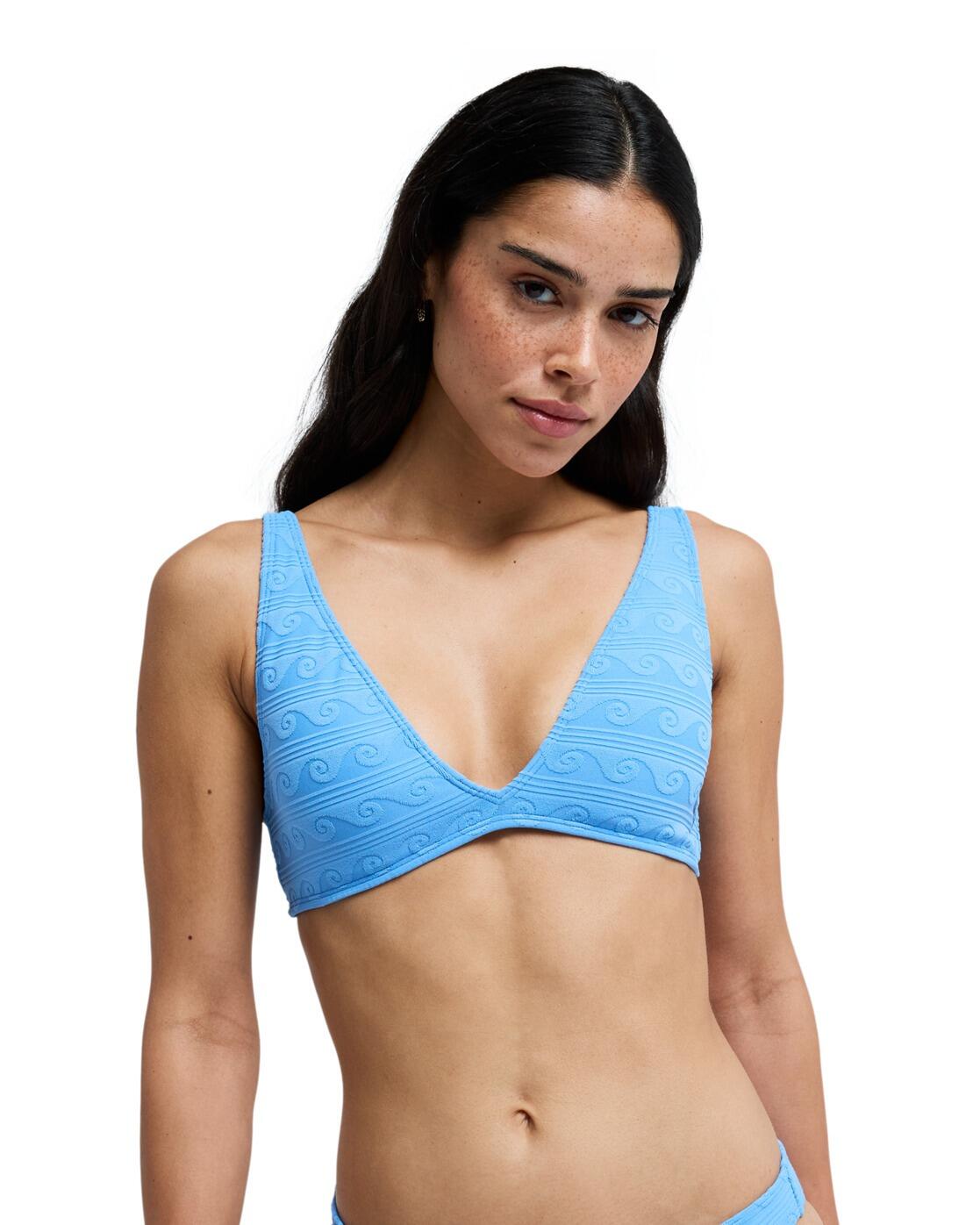Trójkątny stanik bikini dla Kobiety PARADISE WAVE Niebieski