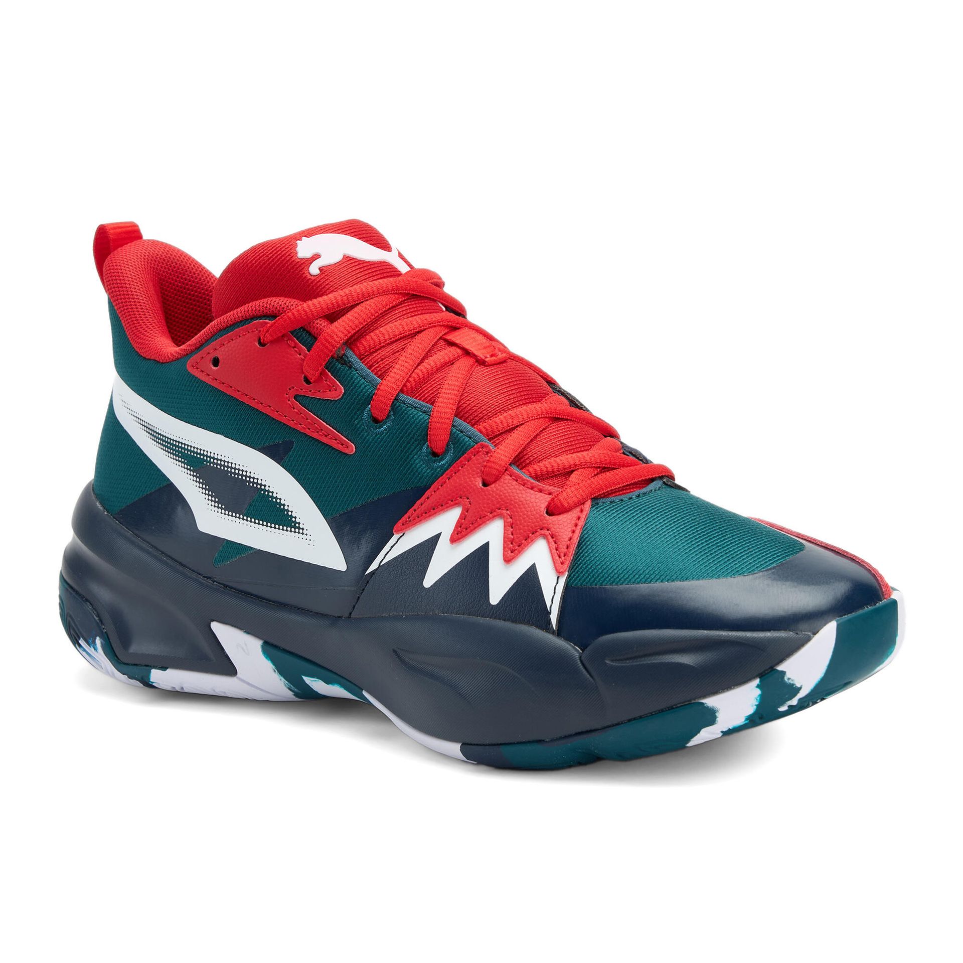 Buty do koszykówki męskie PUMA Genetics club navy/cold green/for all time red WYSYŁKA W 24H 30 DNI NA ZWROT