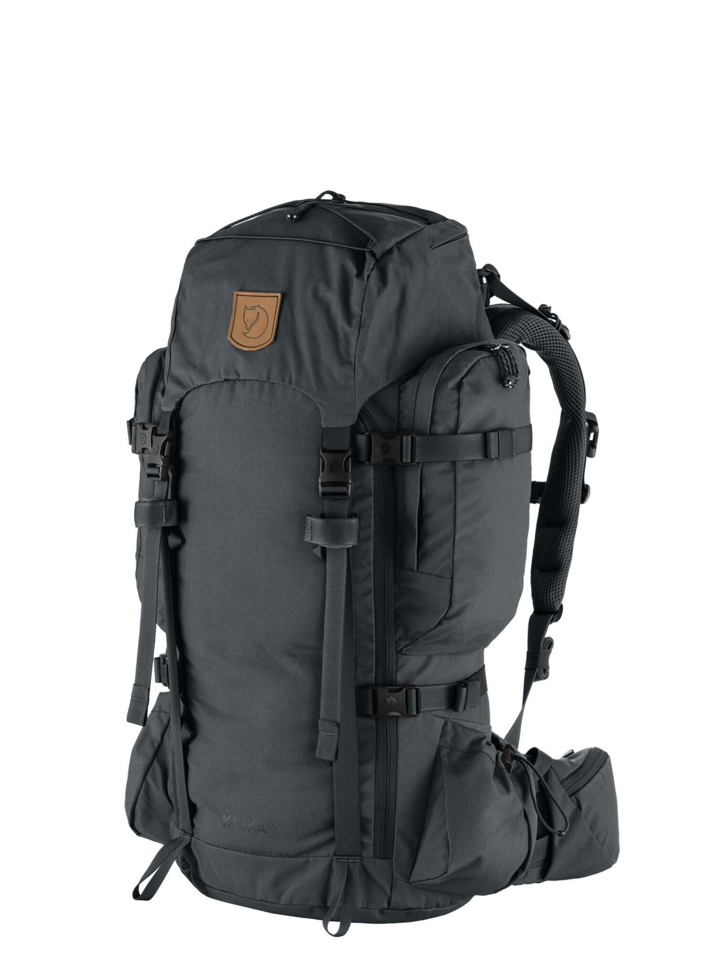 Plecak turystyczny Fjällräven Kajka 55 Rozmiar plecaka: M/L / Kolor: czarny
