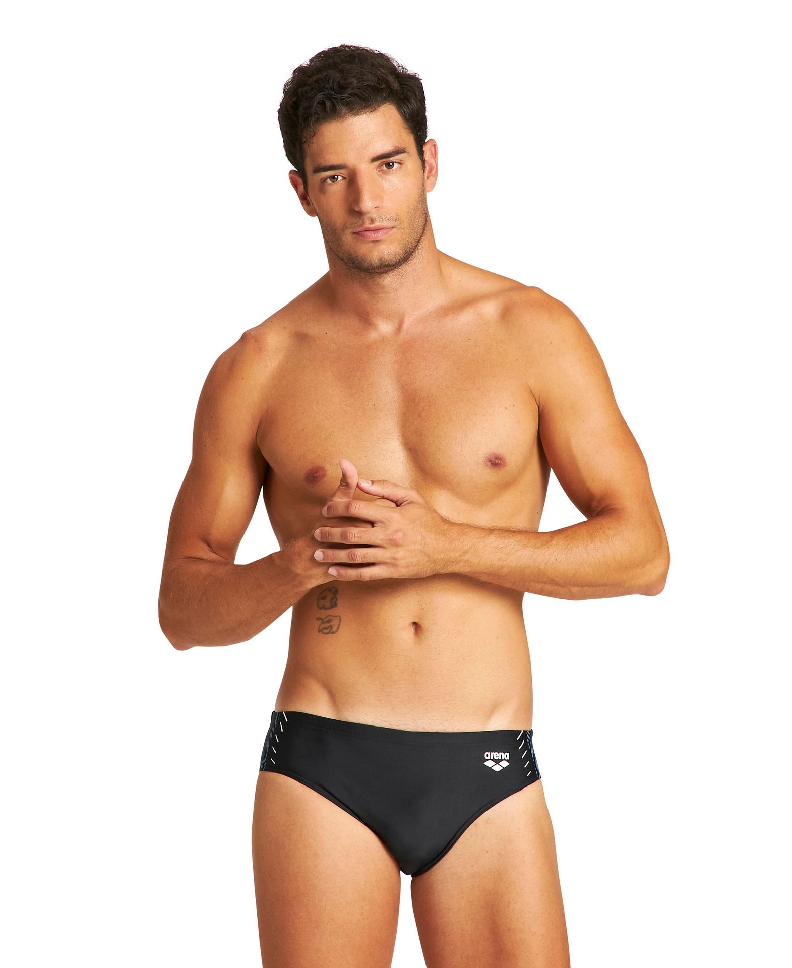 Kąpielówki slipy męskie na basen Arena Crossing Brief