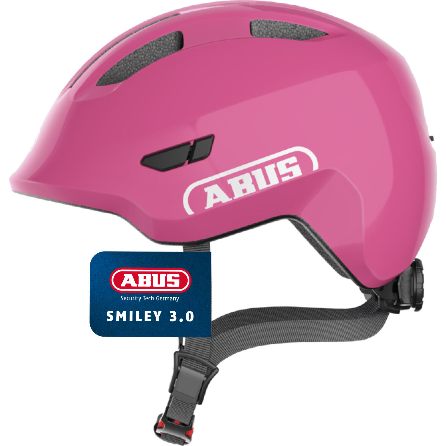 ABUS Smiley 3.0 Shiny Różowy dla Dzieci ( M)