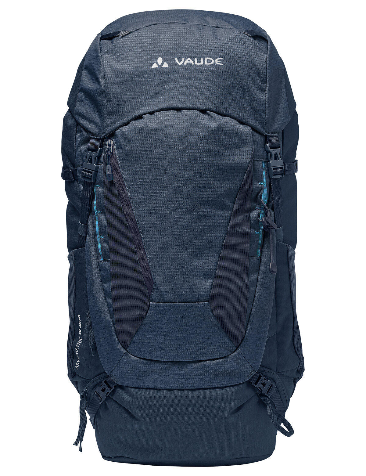 Vaude Asymmetric 48+8 Backpack Women, niebieski 2022 Plecaki turystyczne 15943-750-O