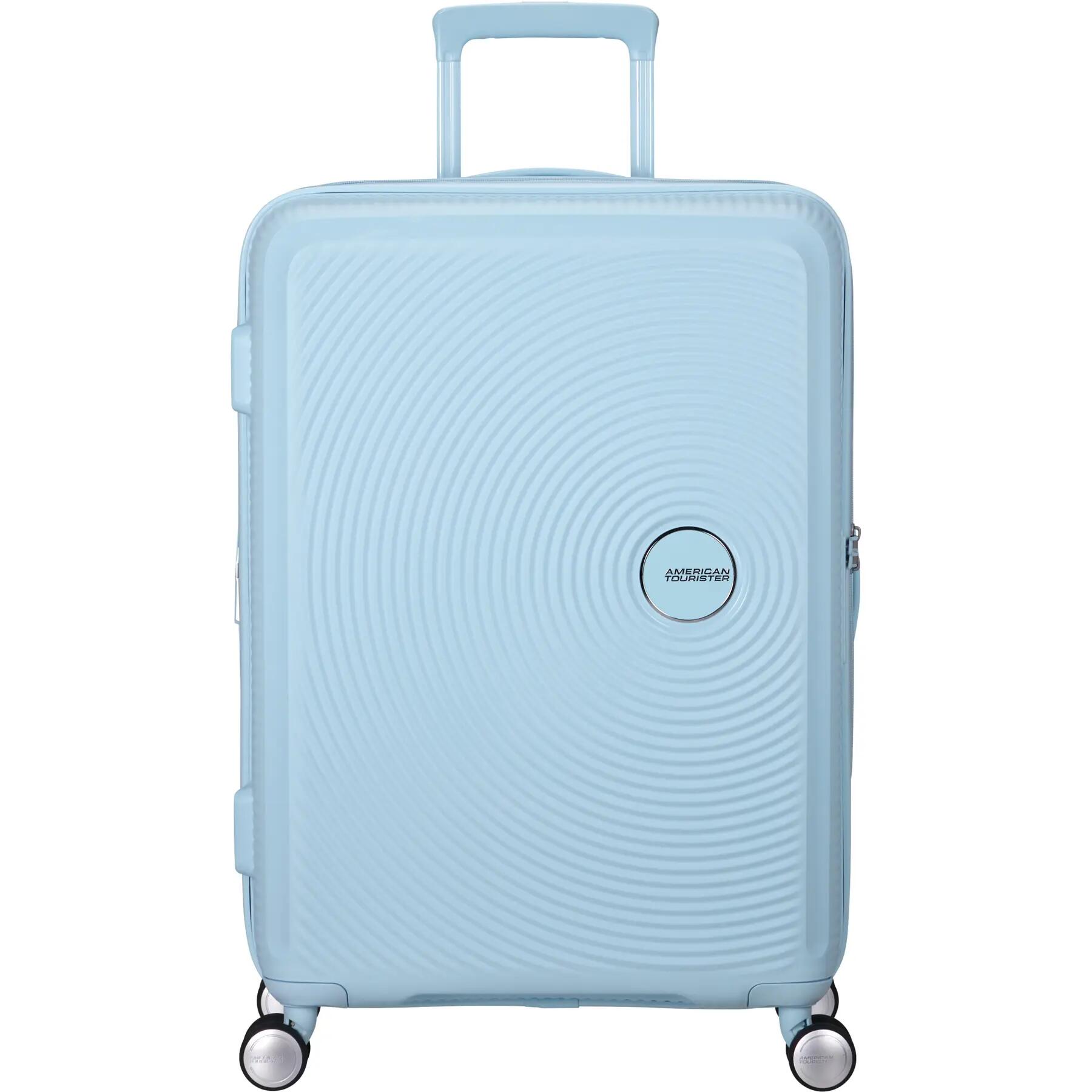 Walizka średnia American Tourister Soundbox EXP - pastel blue