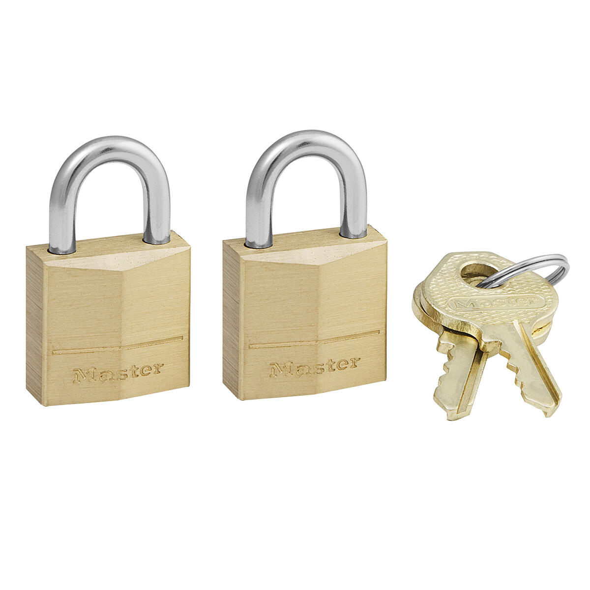 Master Lock 120eurt  2 równocześnie zamykające mosiężna kłódka 20 MM MLK120T