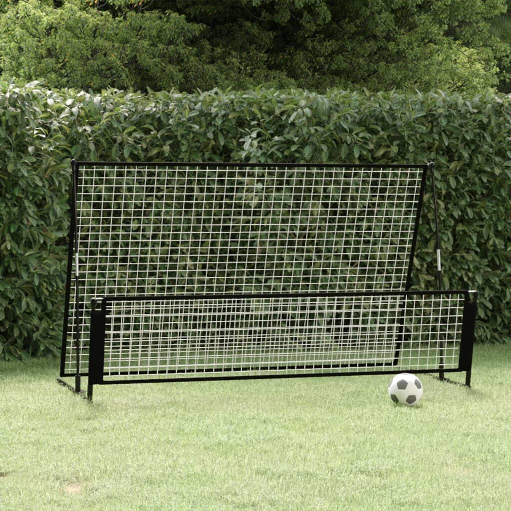 Rebounder do piłki nożnej 2-w-1, 202x104x120 cm, stal Lumarko!