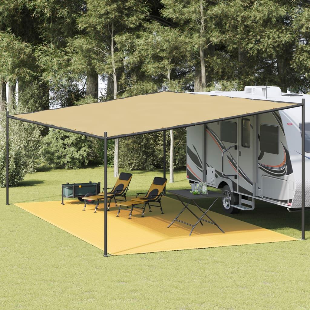 VidaXL Lumarko Wykładzina do namiotu, 400 x 600 cm, beżowa 310773 VidaXL