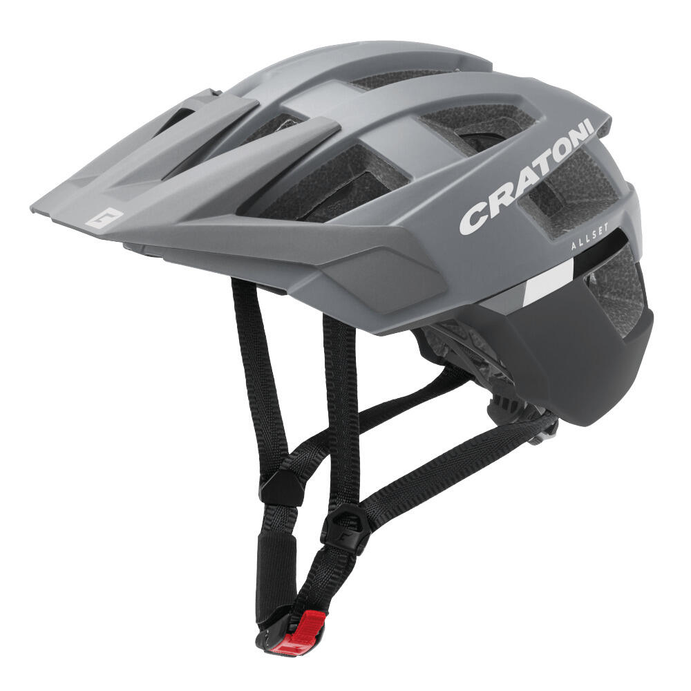 MTB - Kask rowerowy AllSet szary matowy