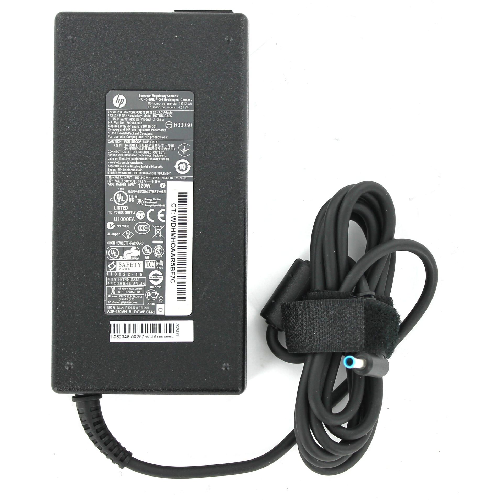 HP AC 120W adapter zasilający/ inwentor Wewnętrzna Czarny