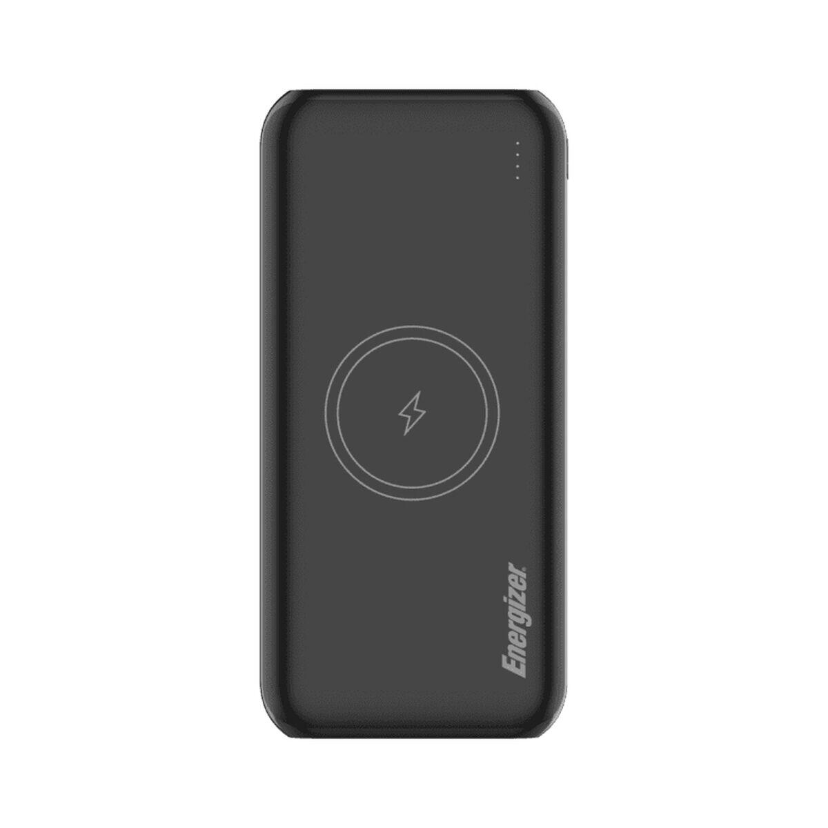 Energizer QE10009PQ bank mocy Litowo-polimerowy LiPo 10000 mAh Bezprzewodowe ładowanie Czarny