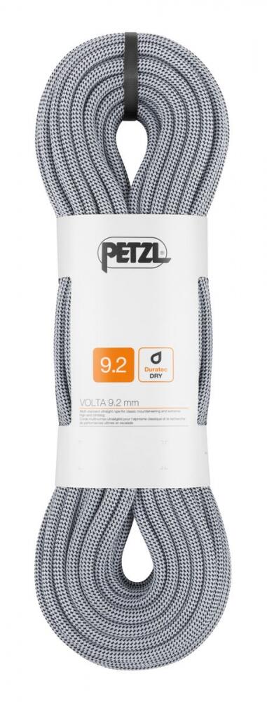 Petzl Volta Lina 9,2 mm x 70 m, grey 2020 Liny połówkowe R35AN 070