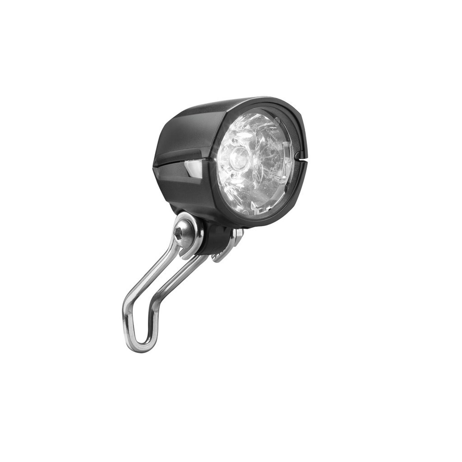 Busch & Muller Fareo Dopp-E przednia lampa e-bike czarno-srebrna