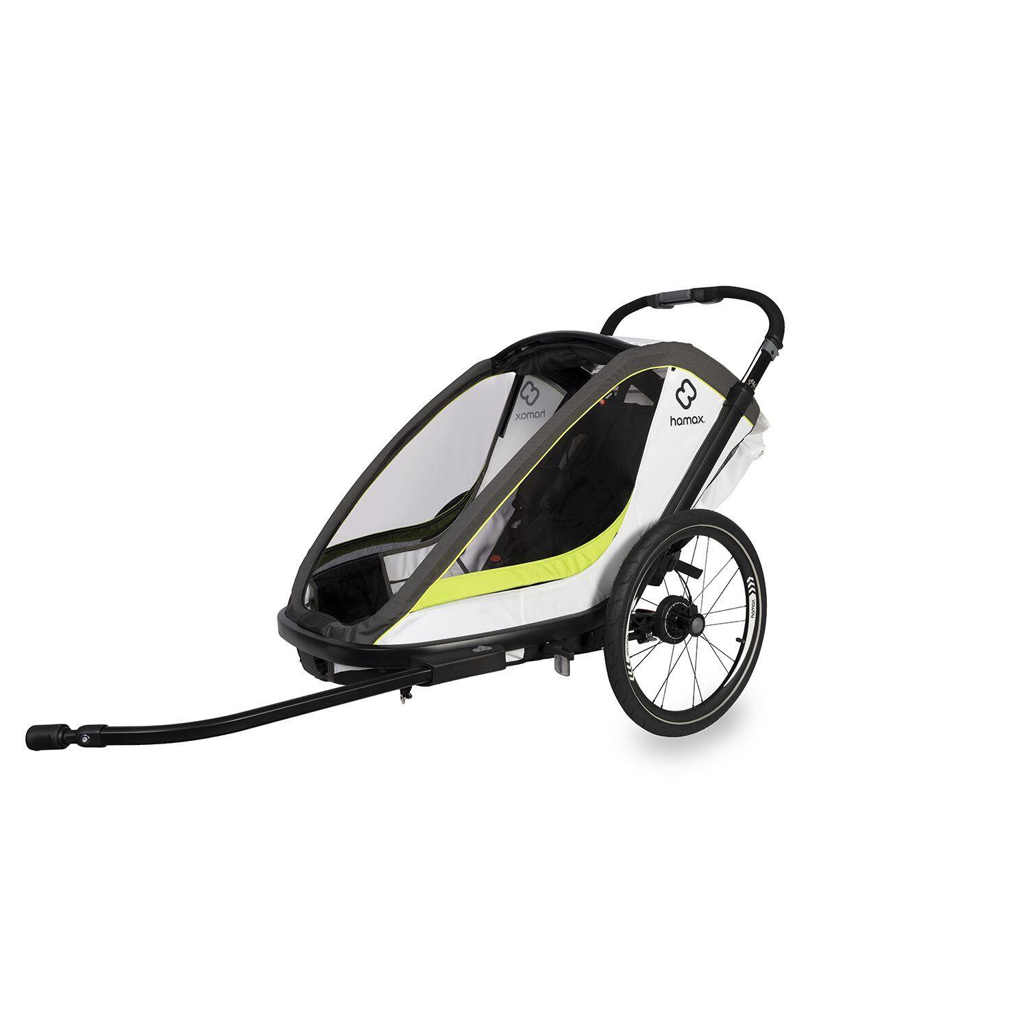 Hamax - Przyczepka rowerowa BREEZE - White/Green