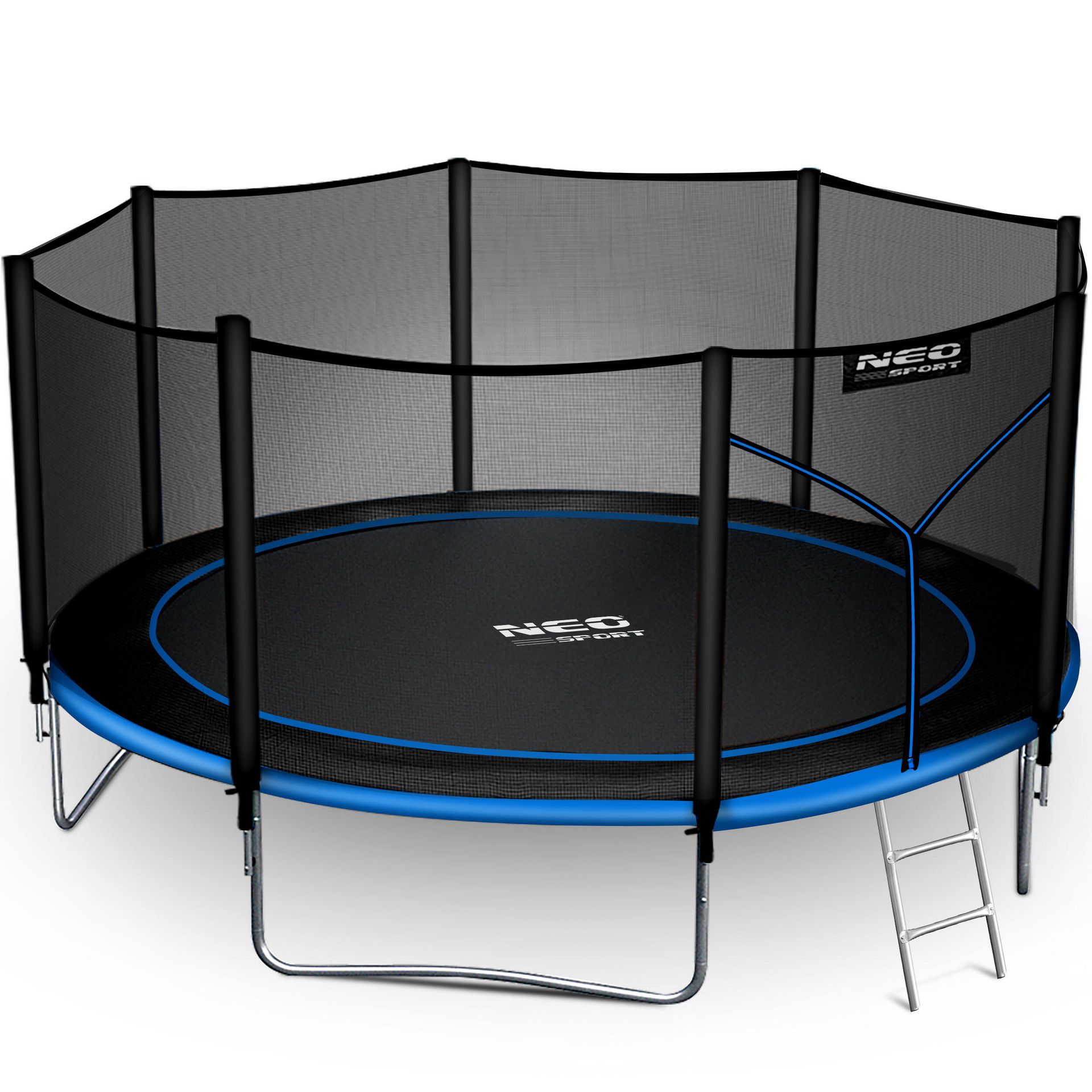 Neo-Sport Trampolina ogrodowa 14ft/435cm z siatką zewnętrzną i drabinką