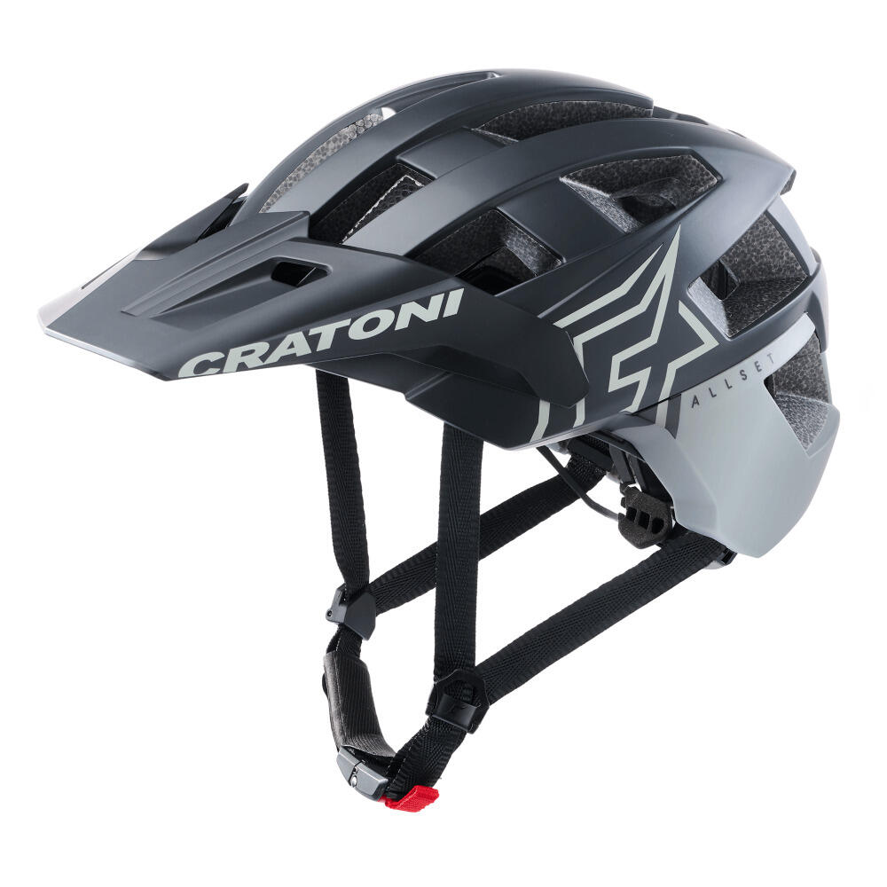Kask MTB AllSet Pro czarny/szary