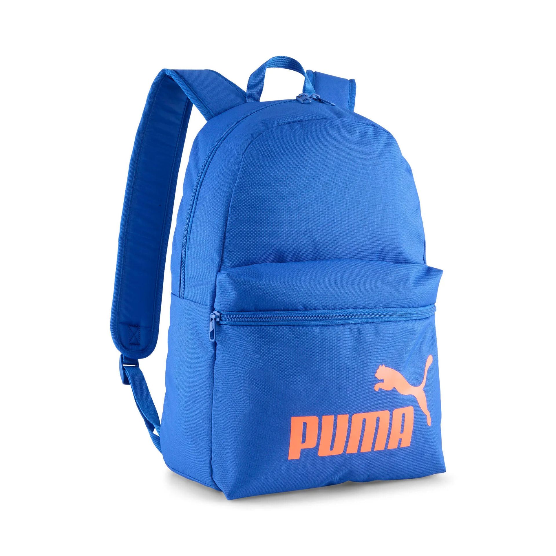 Plecak PUMA Phase 22L Mountain Blue - świecący czerwony niebieski