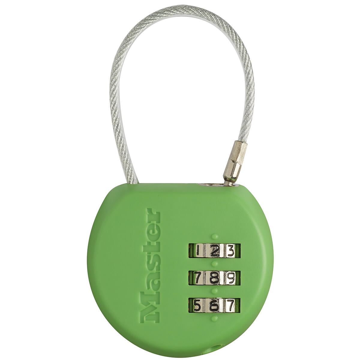 Master Lock zamek szyfrowy z tabliczką na adres  sortowane kolorystycznie, 4671eurdcol 4671EURDCOL