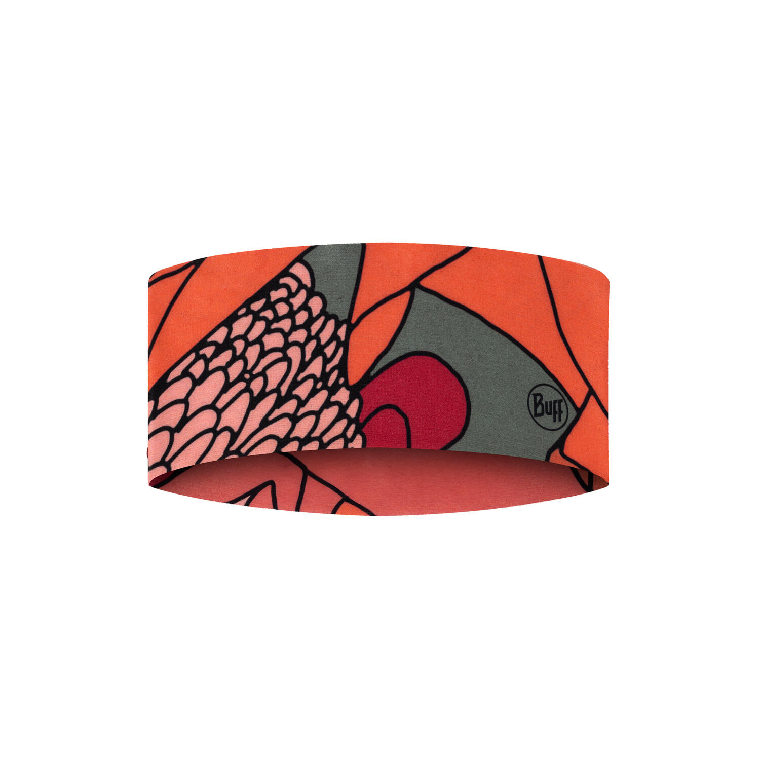 Opaska BUFF COOLNET UV® WIDE HEADBAND ARAMAY POPPY